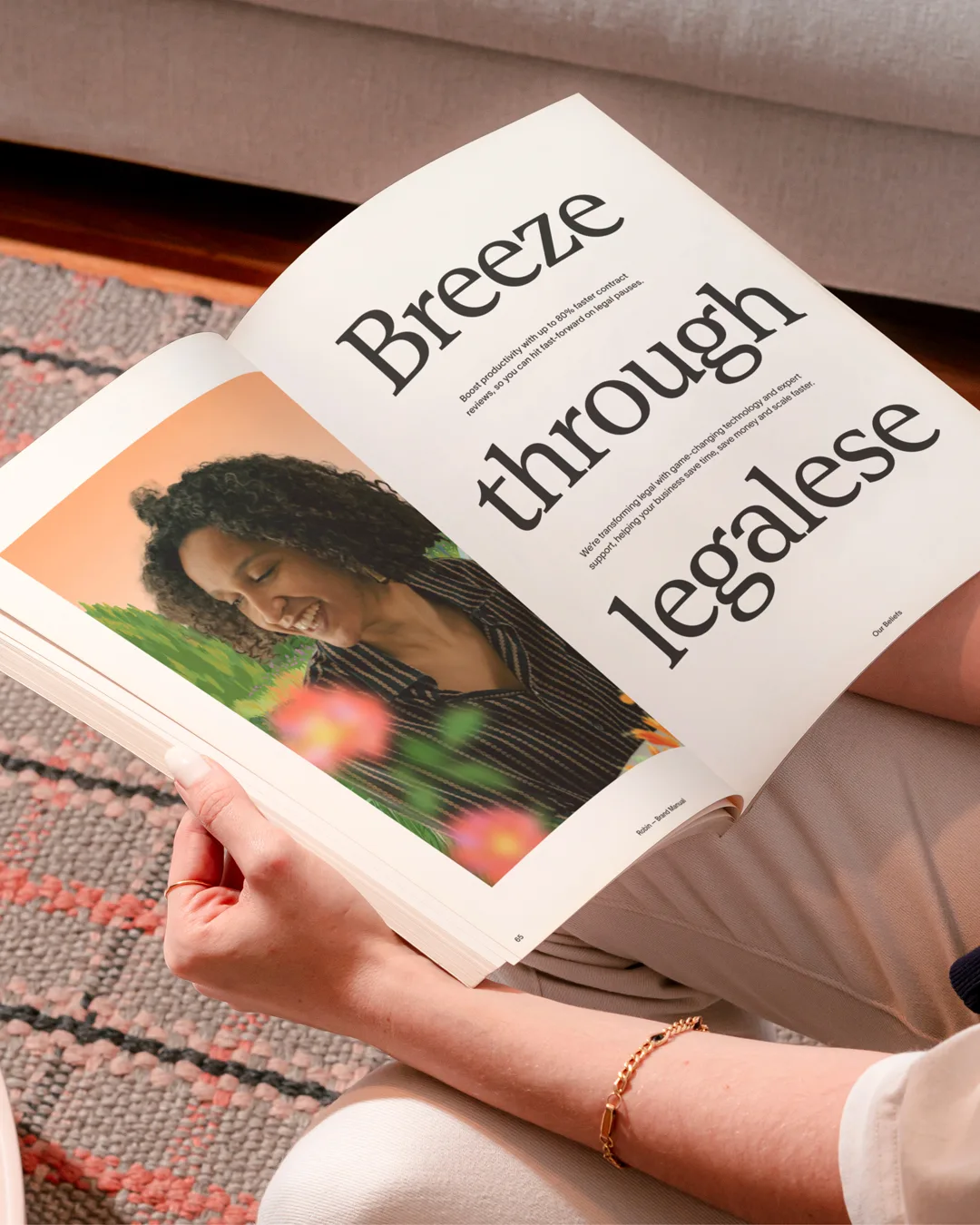 Robin editorial spread: Breeze through legalese