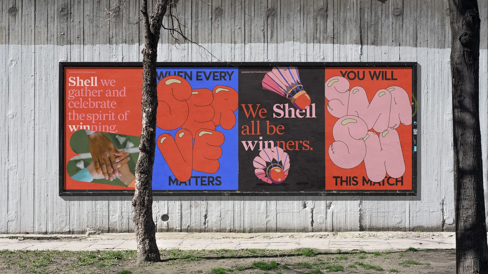 Shell win brand identity design by The House of Two