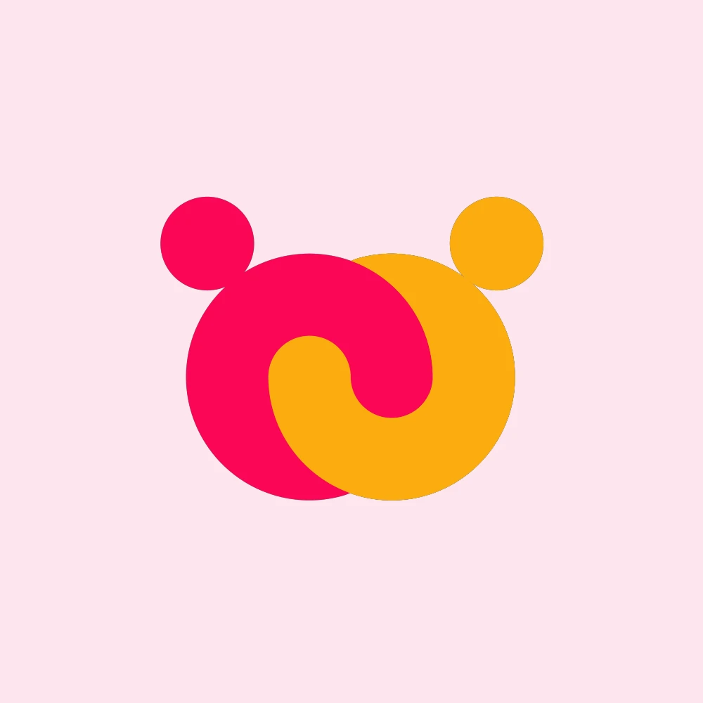 Hug logo mark for sale
