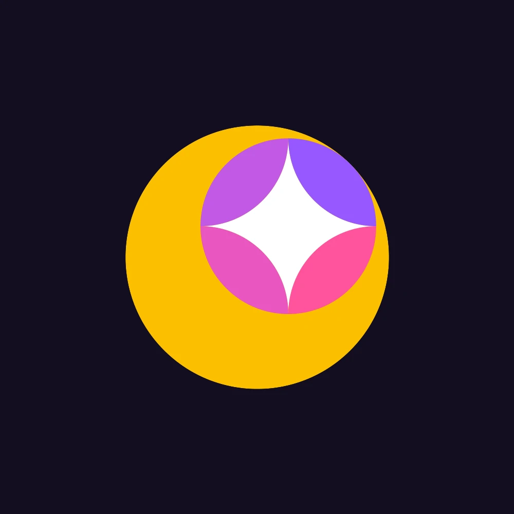 Moon Spark logo mark for sale