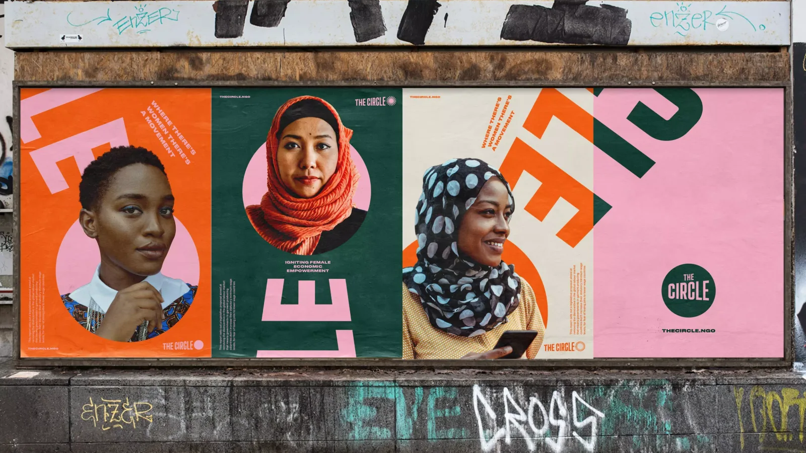 The Circle brand identity design by UnitedUs