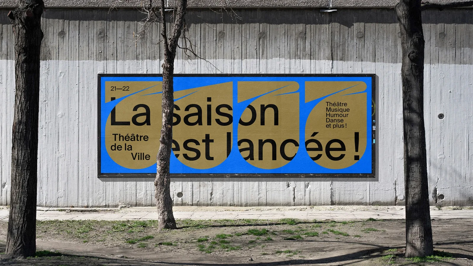 Théâtre de la ville brand identity design by compagnie et cie (4)