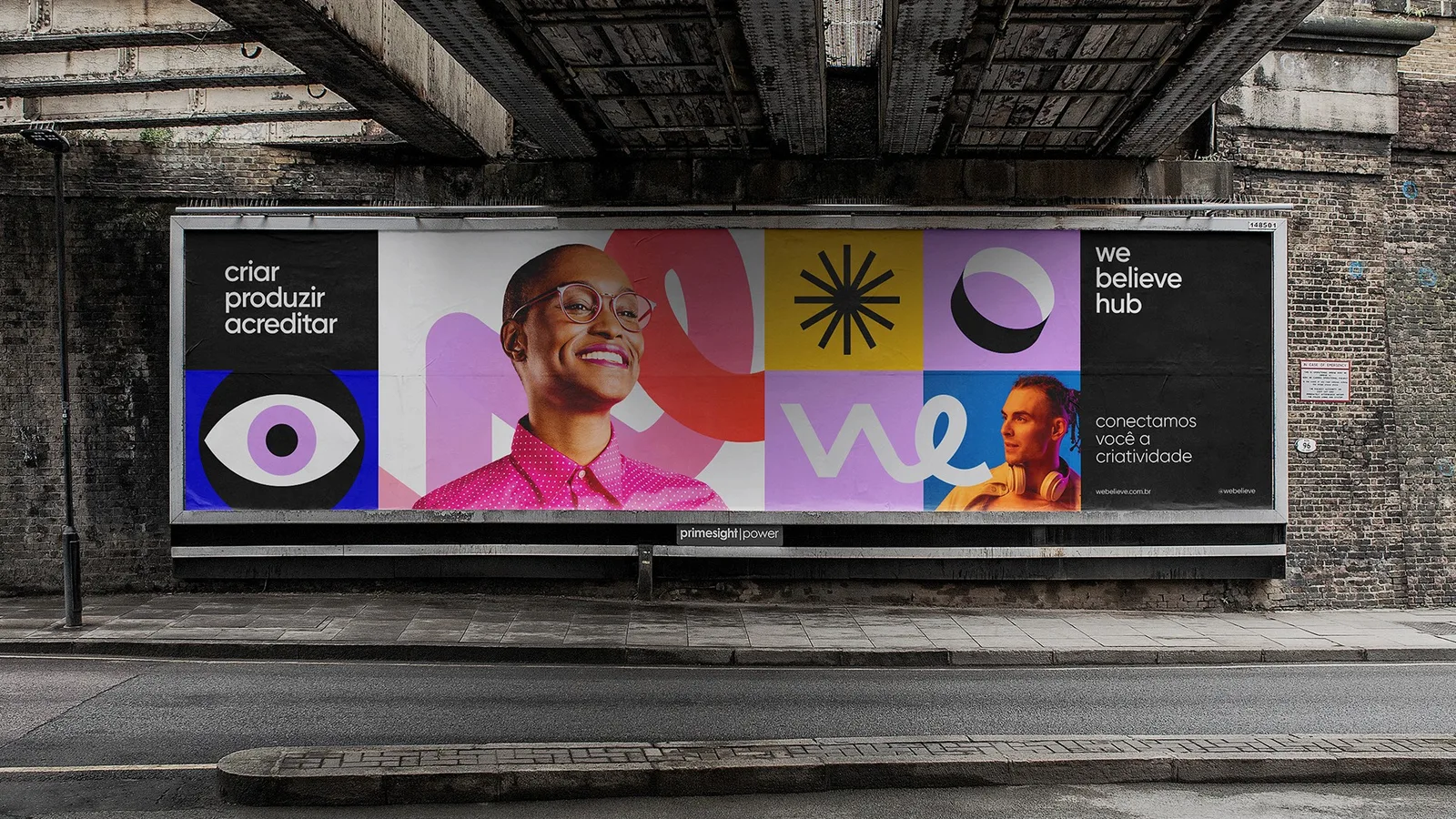 We Believe Hub brand identity design by John Dias (2)