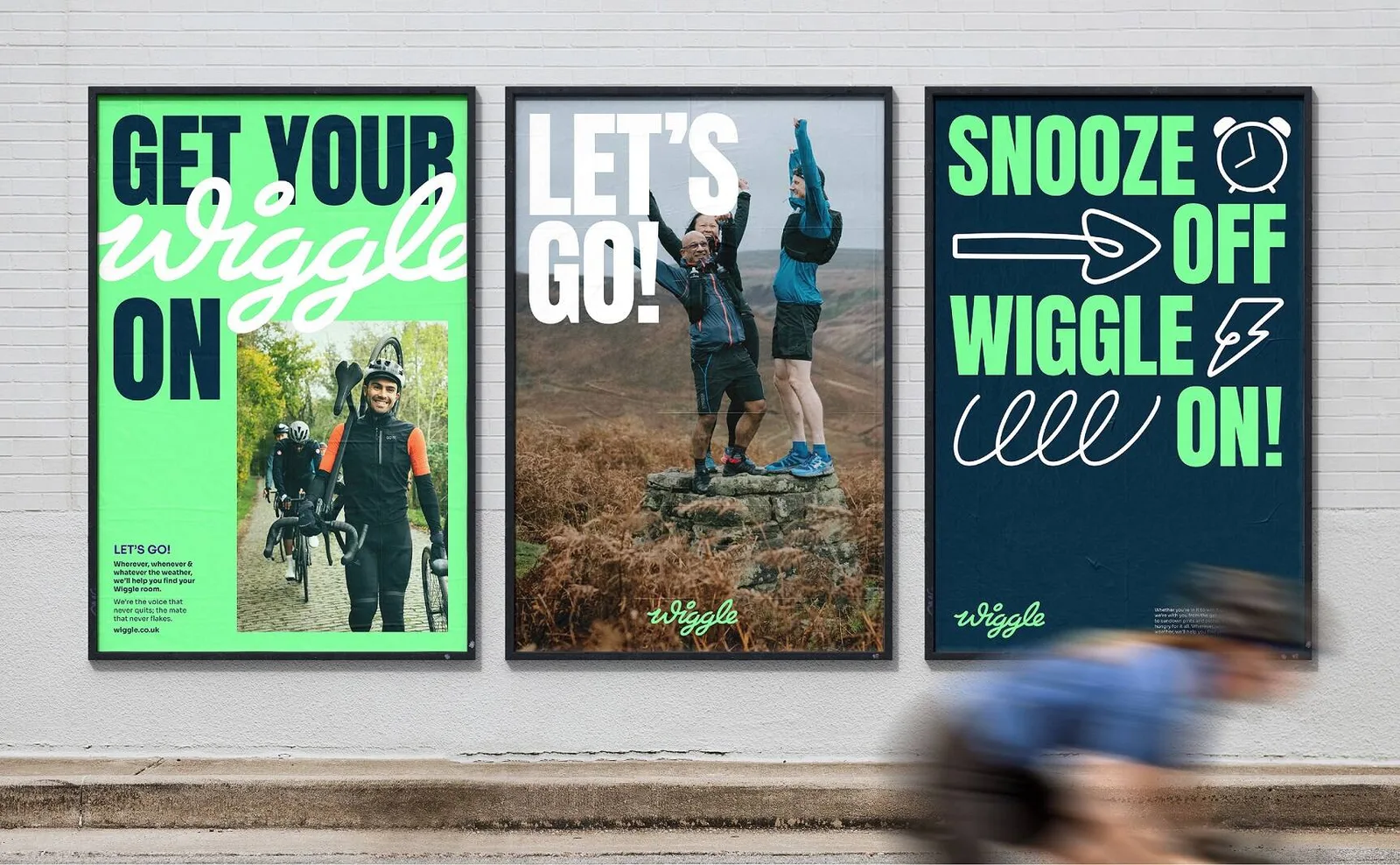 WIGGLE brand identity design by LOVE